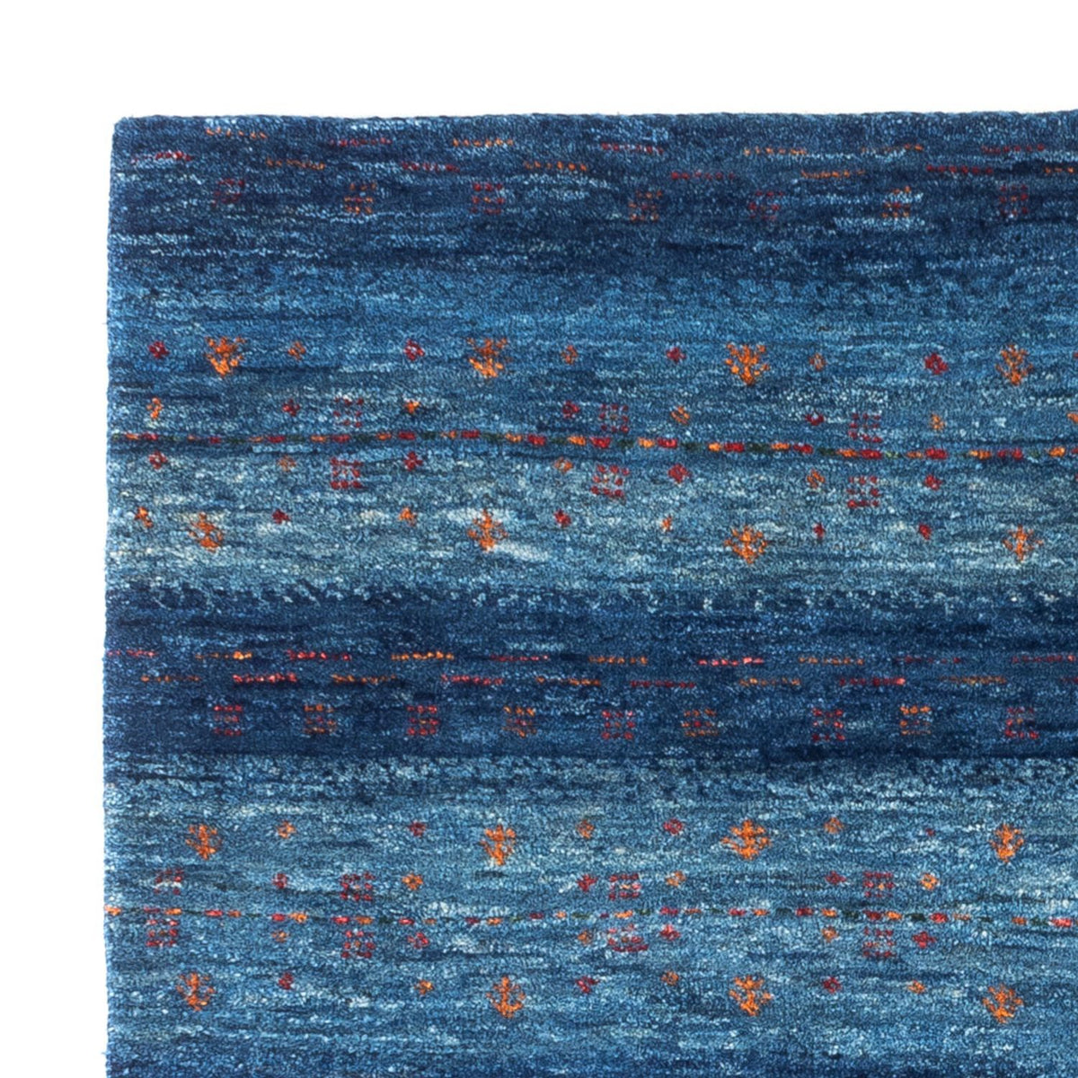 Tappeto Gabbeh - Loribaft Persero - 112 x 100 cm - blu