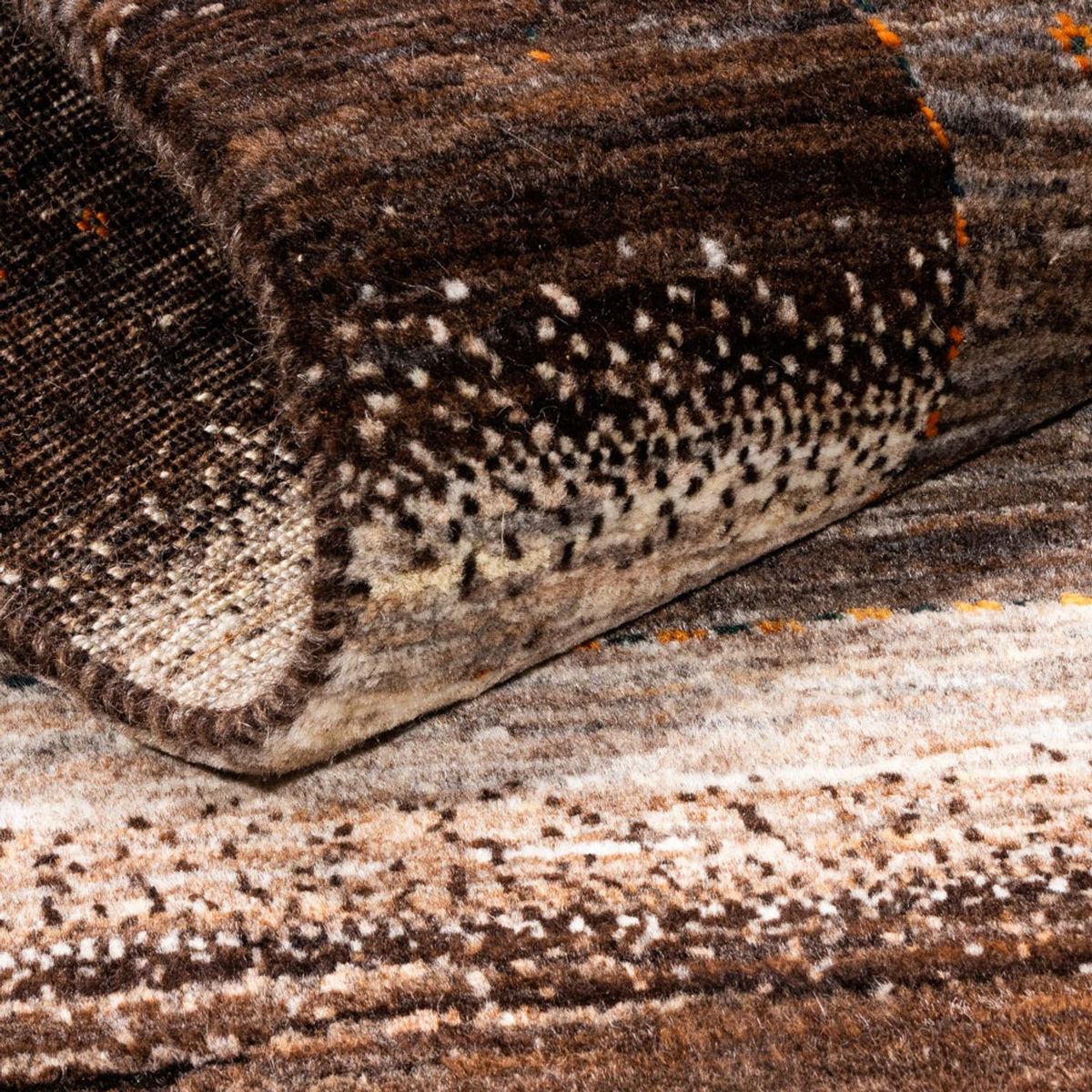 Tappeto Gabbeh - Loribaft Persero - 123 x 84 cm - grigio