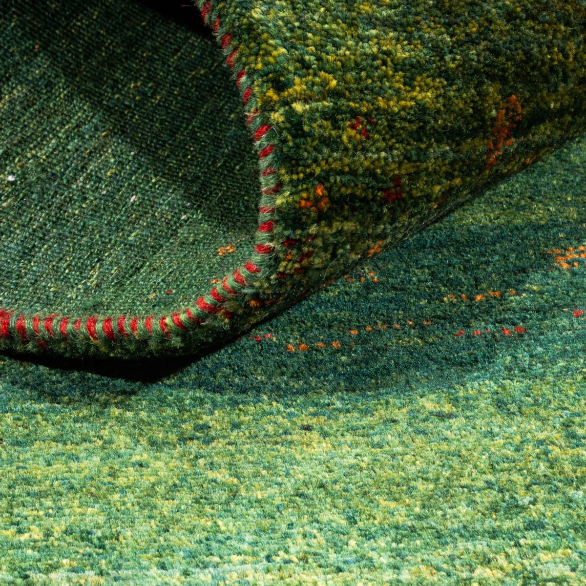 Tappeto Gabbeh - Loribaft Persero - 162 x 91 cm - verde