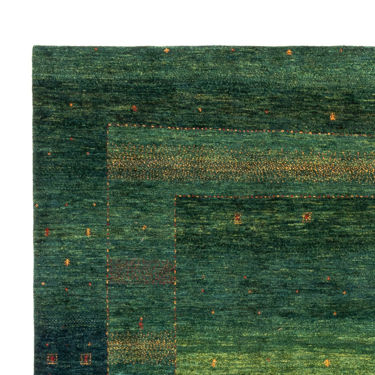 Tappeto Gabbeh - Loribaft Persero - 314 x 233 cm - verde
