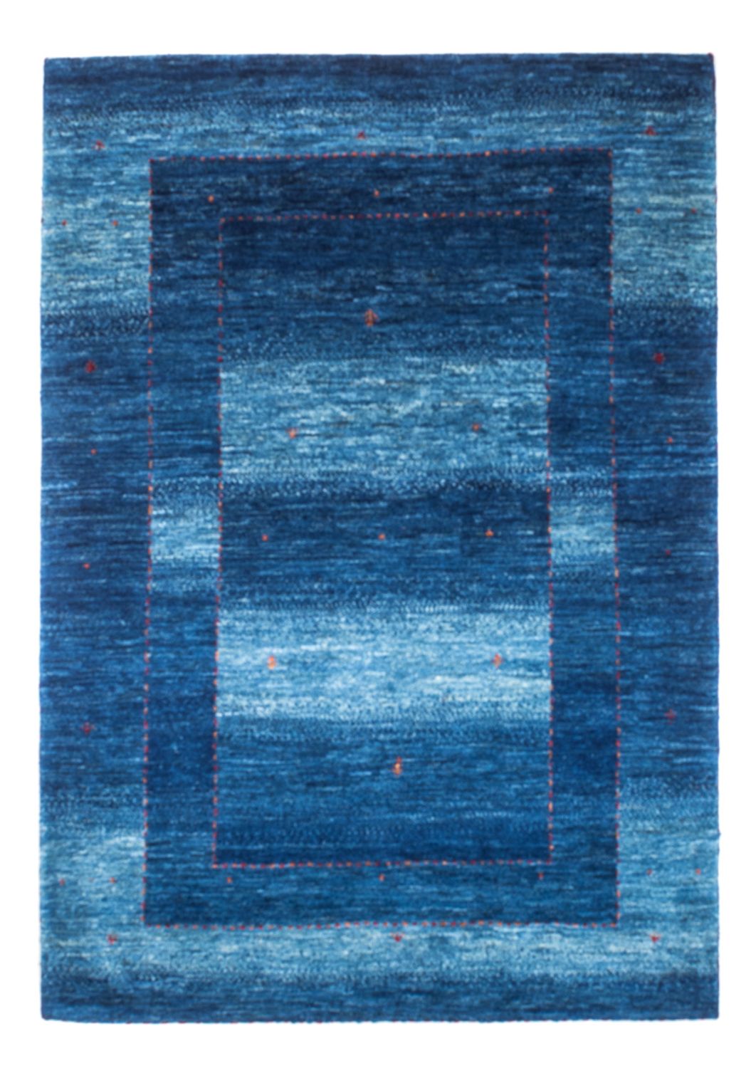 Tappeto Gabbeh - Loribaft Persero - 145 x 101 cm - blu