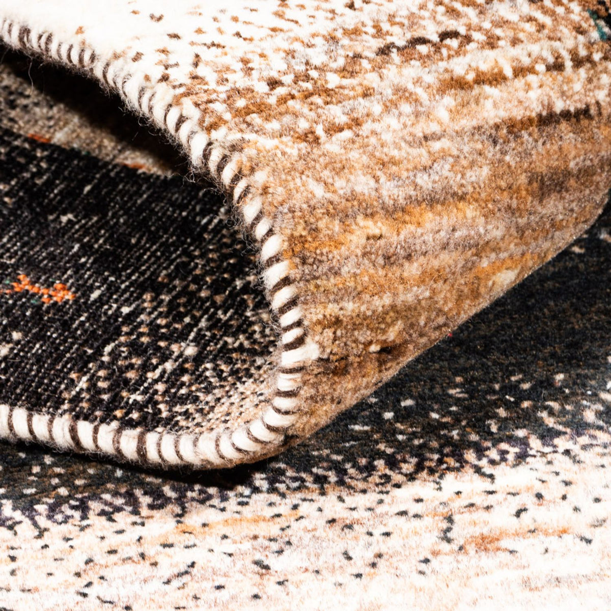 Tappeto Gabbeh - Loribaft Persero - 190 x 125 cm - grigio