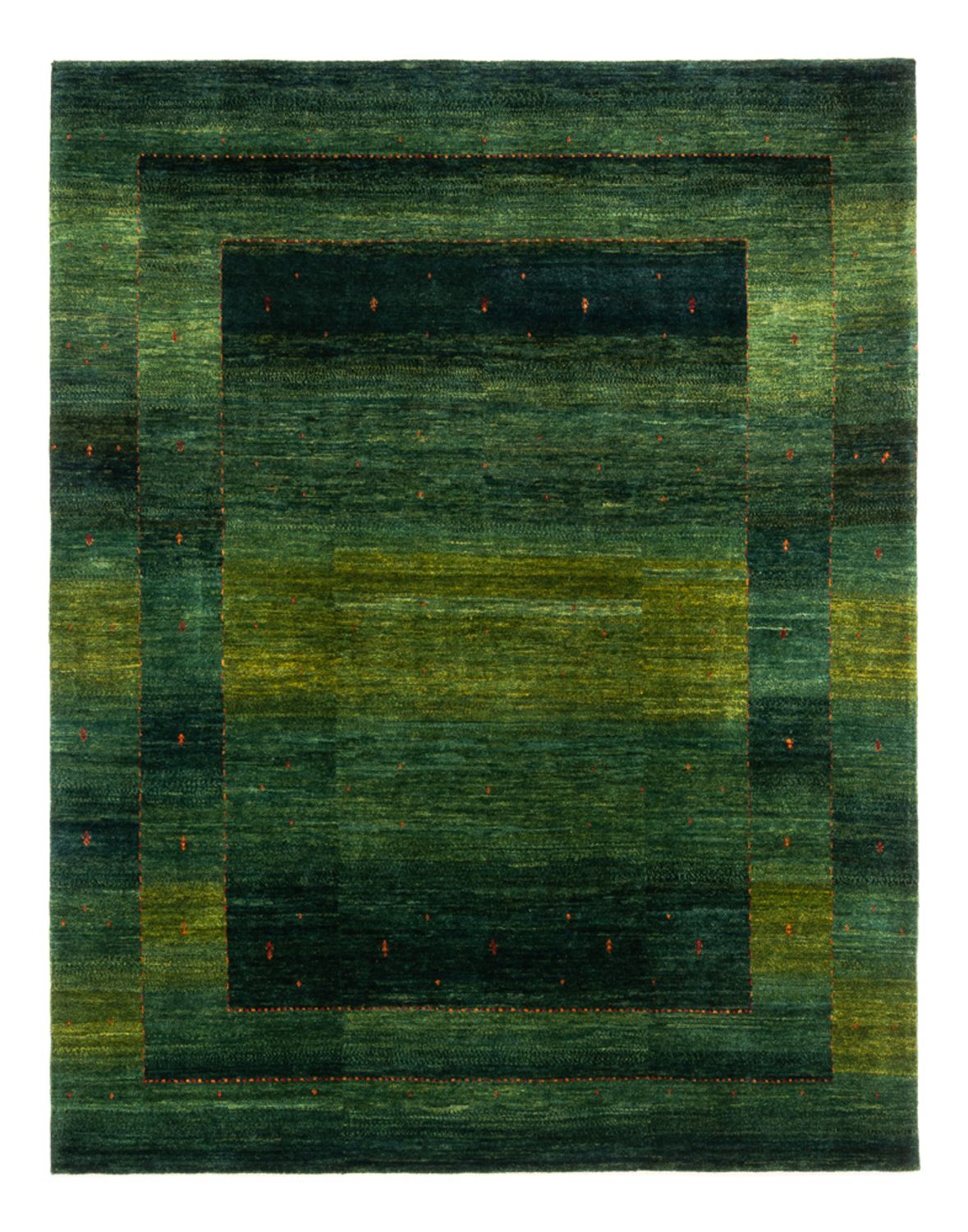 Tappeto Gabbeh - Loribaft Persero - 254 x 210 cm - verde