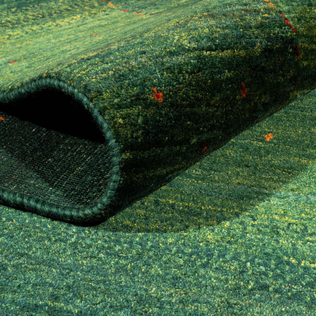 Tappeto Gabbeh - Loribaft Persero - 254 x 210 cm - verde