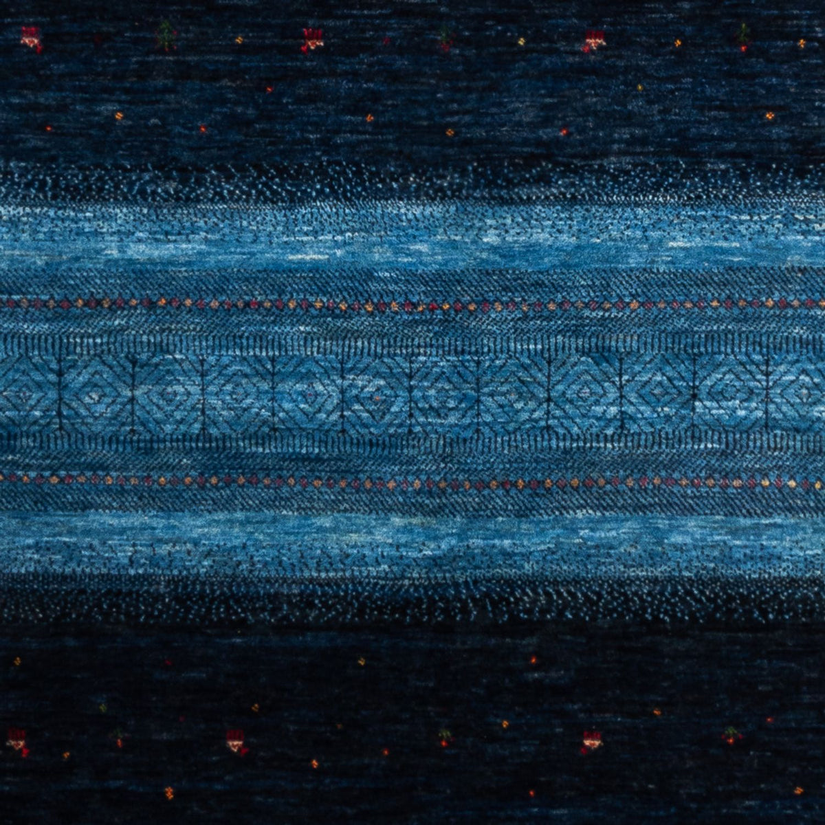 Tappeto Gabbeh - Loribaft Persero - 256 x 180 cm - blu
