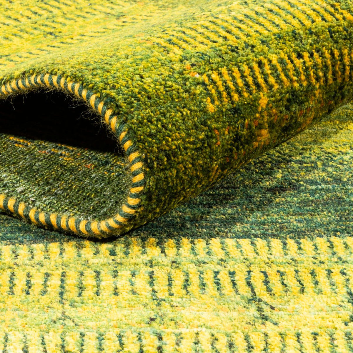 Tappeto Gabbeh - Loribaft Persero - 298 x 216 cm - verde