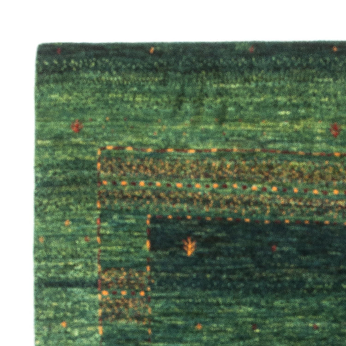 Tappeto Gabbeh - Loribaft Persero - 145 x 100 cm - verde