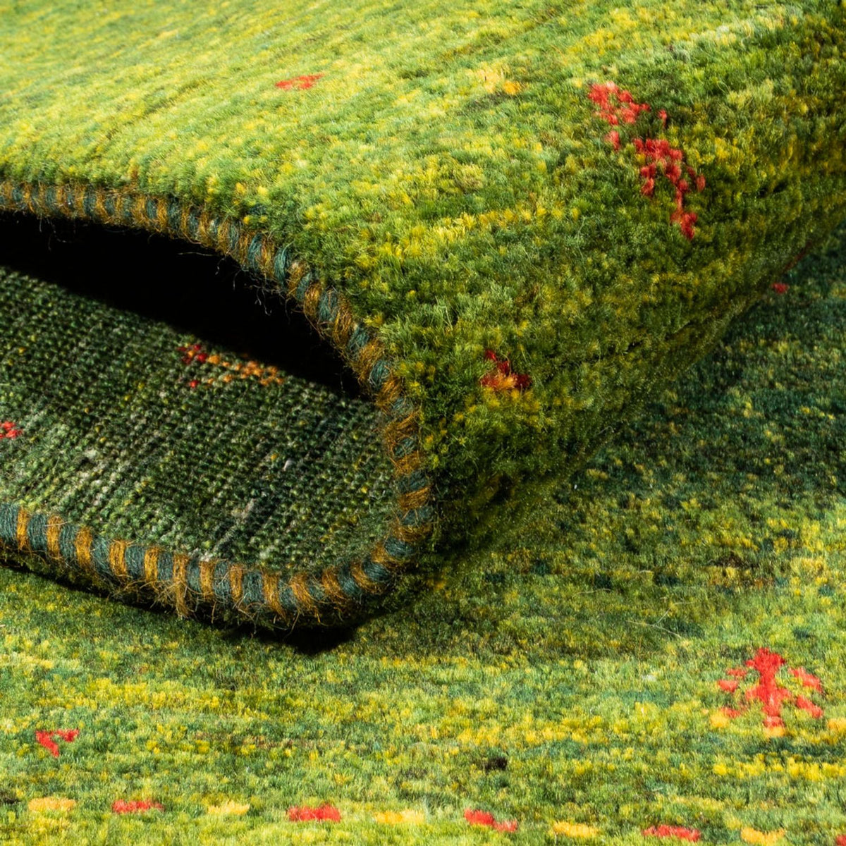 Tappeto Gabbeh - Loribaft Persero - 200 x 150 cm - verde