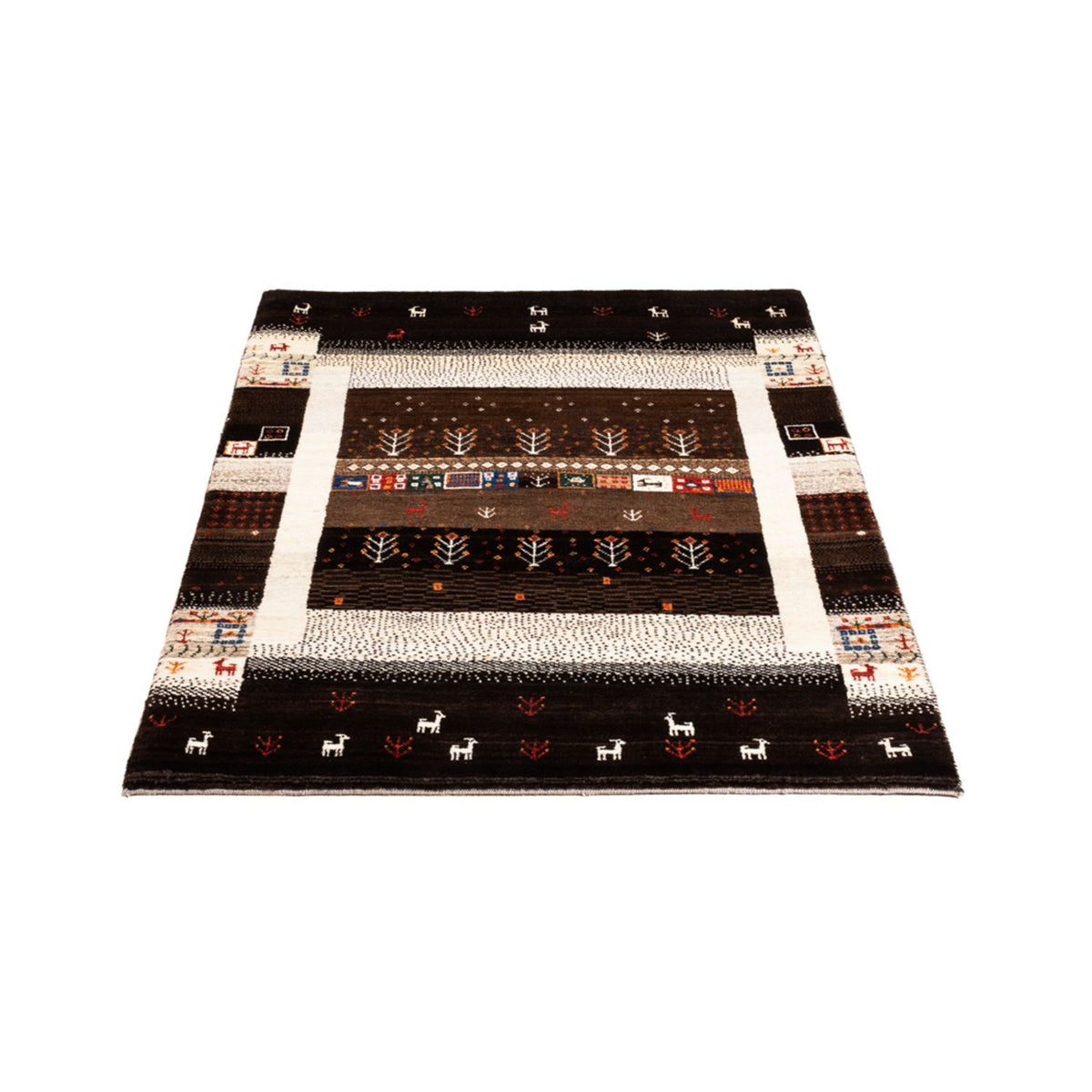 Tappeto Gabbeh - Loribaft Persero - Reale - 130 x 86 cm - multicolore