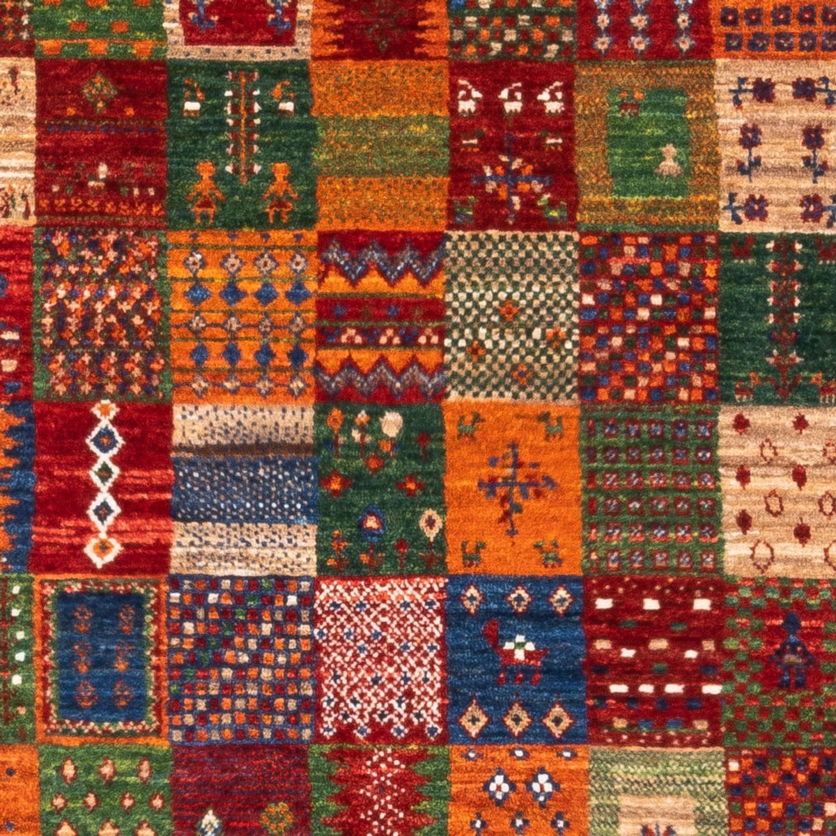 Tappeto Gabbeh - Loribaft Persero - Reale - 137 x 88 cm - multicolore