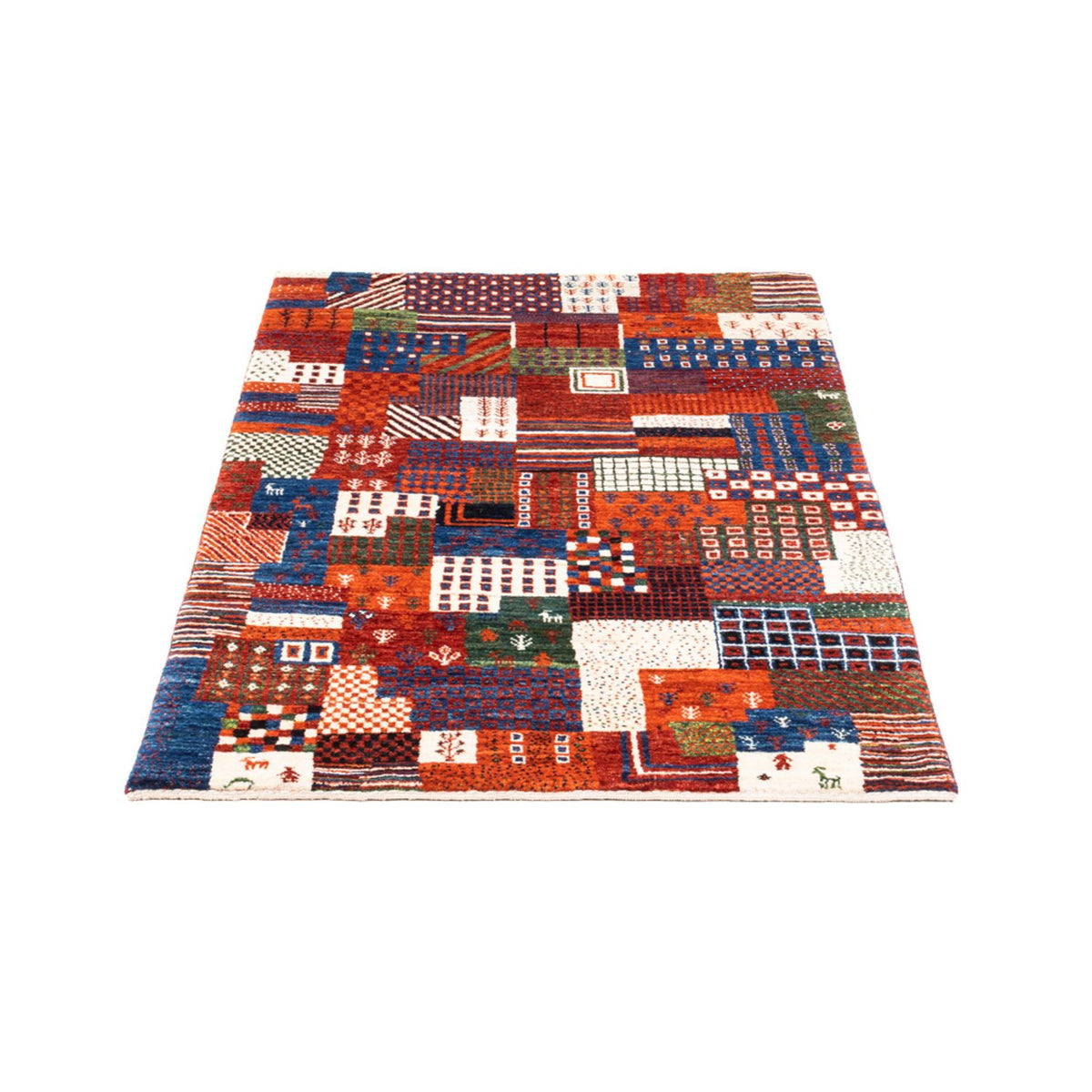 Tappeto Gabbeh - Loribaft Persero - Reale - 123 x 80 cm - multicolore