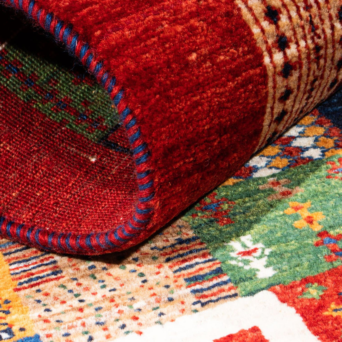 Tappeto Gabbeh - Loribaft Persero - Reale - 128 x 80 cm - multicolore