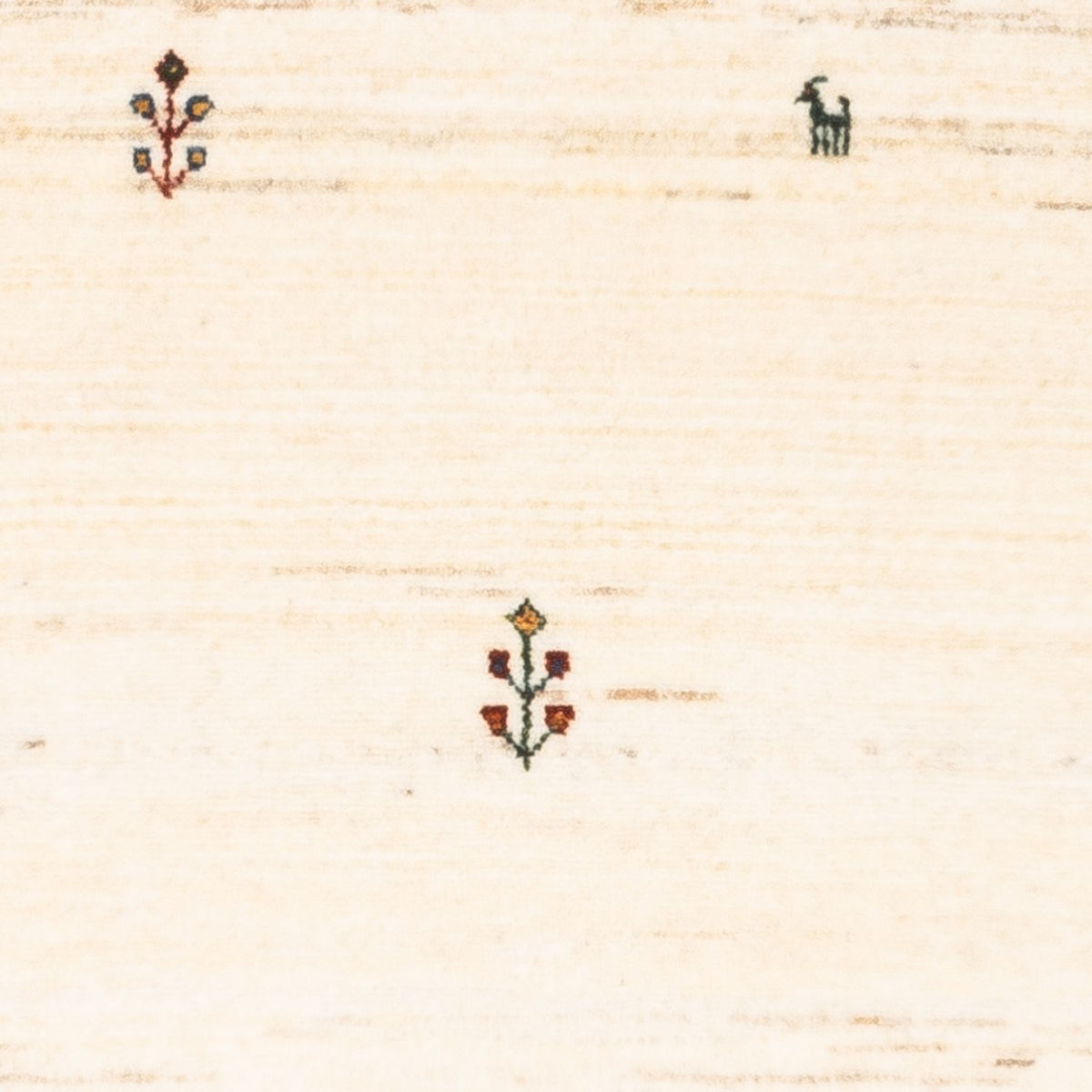 Tappeto Gabbeh - Loribaft Persero - Reale - 125 x 90 cm - crema