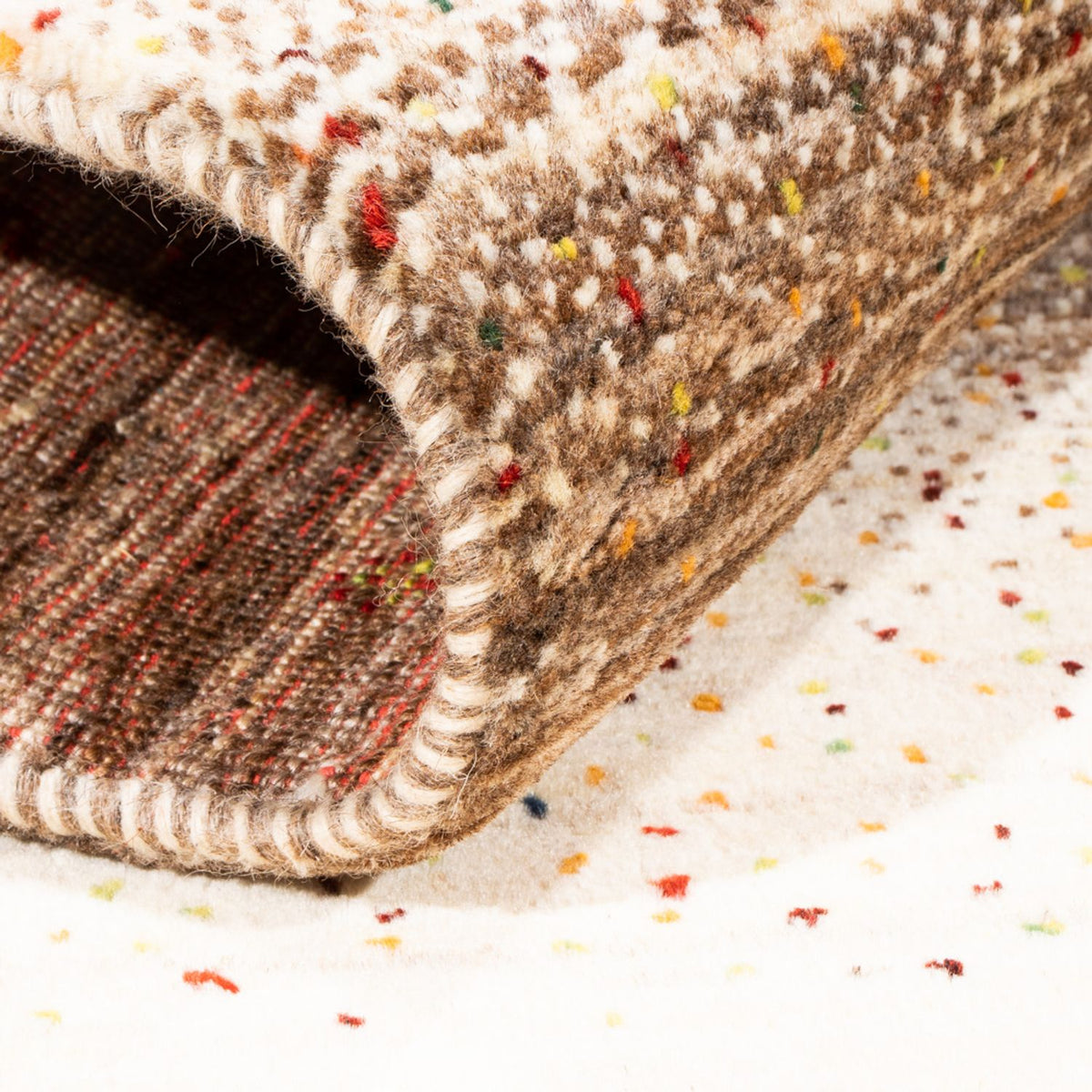 Tappeto Gabbeh - Loribaft Persero - Reale - 121 x 82 cm - grigio