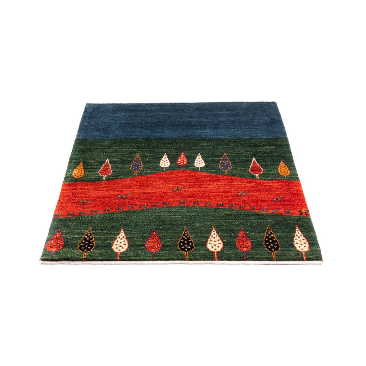 Tappeto Gabbeh - Loribaft Persero - Reale - 126 x 82 cm - multicolore