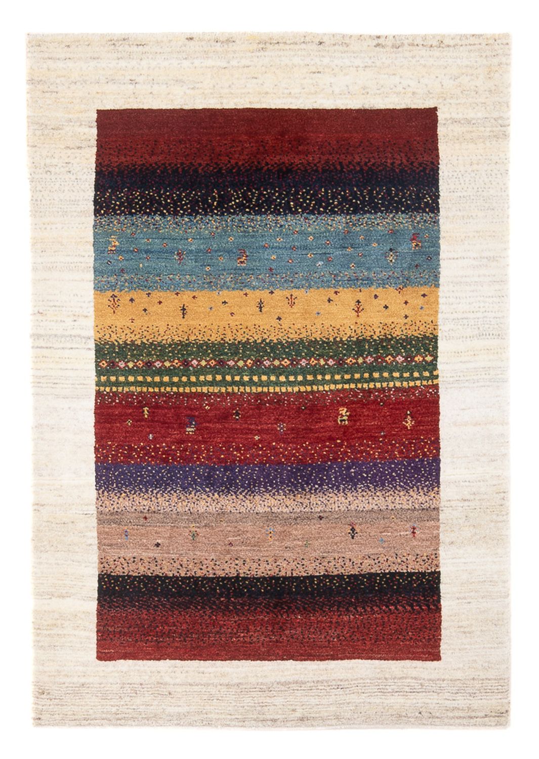 Tappeto Gabbeh - Loribaft Persero - Reale - 130 x 85 cm - multicolore