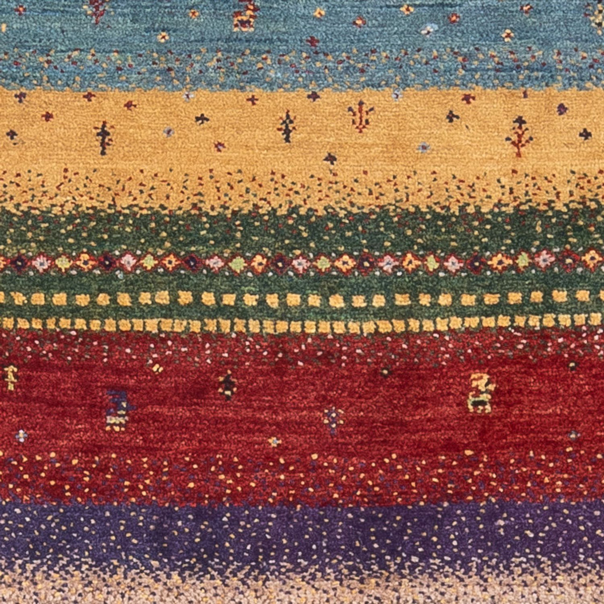 Tappeto Gabbeh - Loribaft Persero - Reale - 130 x 85 cm - multicolore