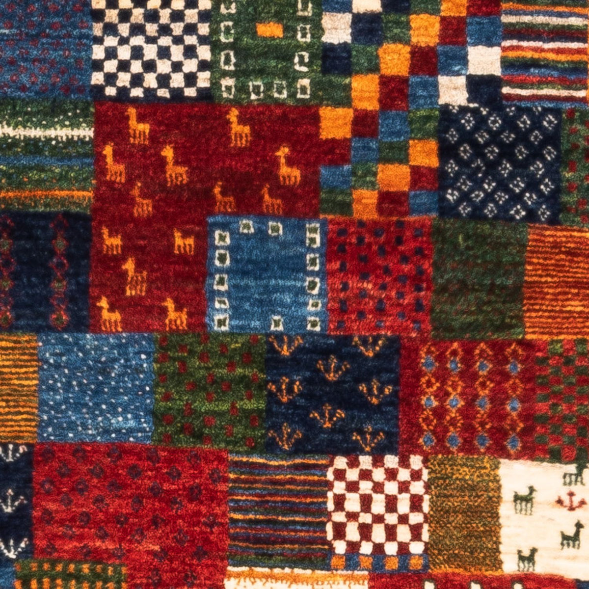 Tappeto Gabbeh - Loribaft Persero - Reale - 128 x 84 cm - multicolore