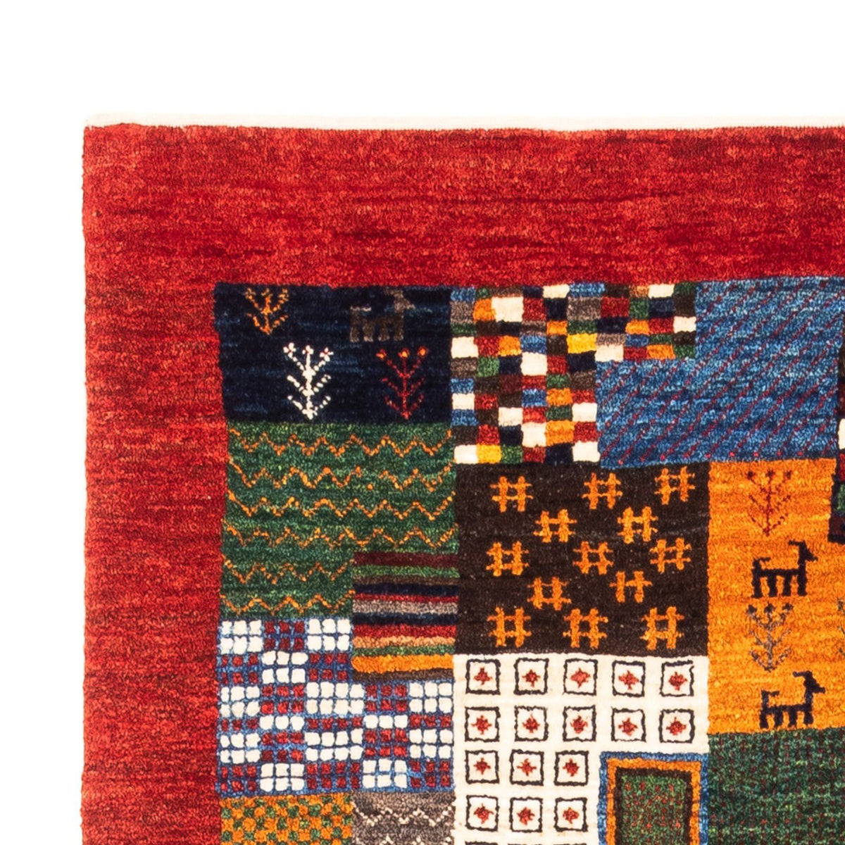 Tappeto Gabbeh - Loribaft Persero - Reale - 146 x 97 cm - multicolore