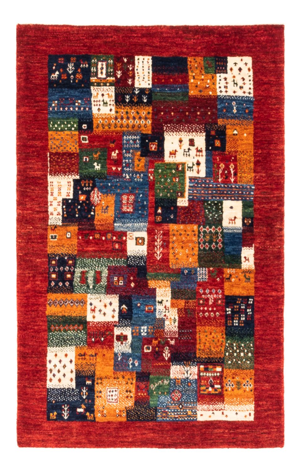 Tappeto Gabbeh - Loribaft Persero - Reale - 127 x 84 cm - multicolore