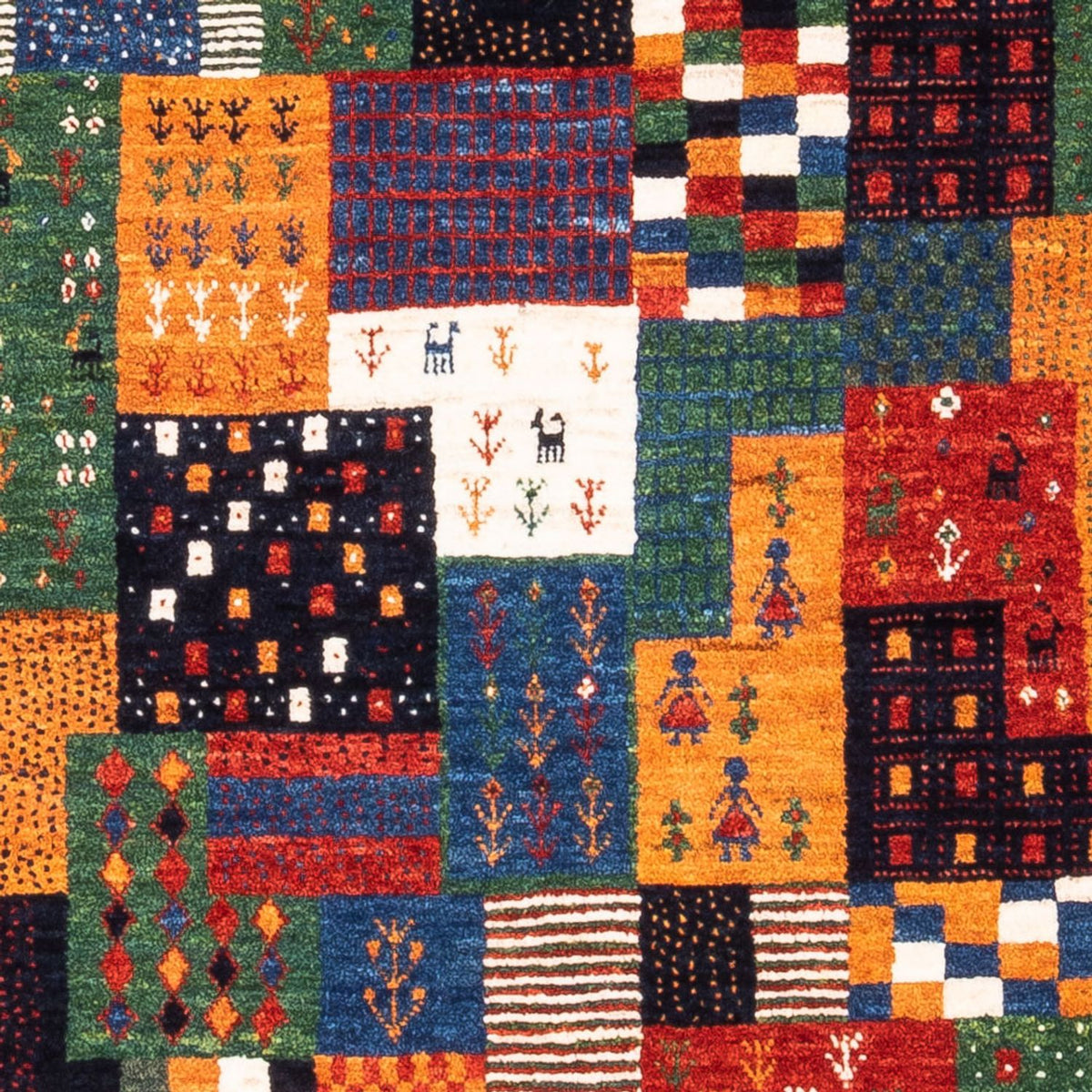 Tappeto Gabbeh - Loribaft Persero - Reale - 118 x 84 cm - multicolore