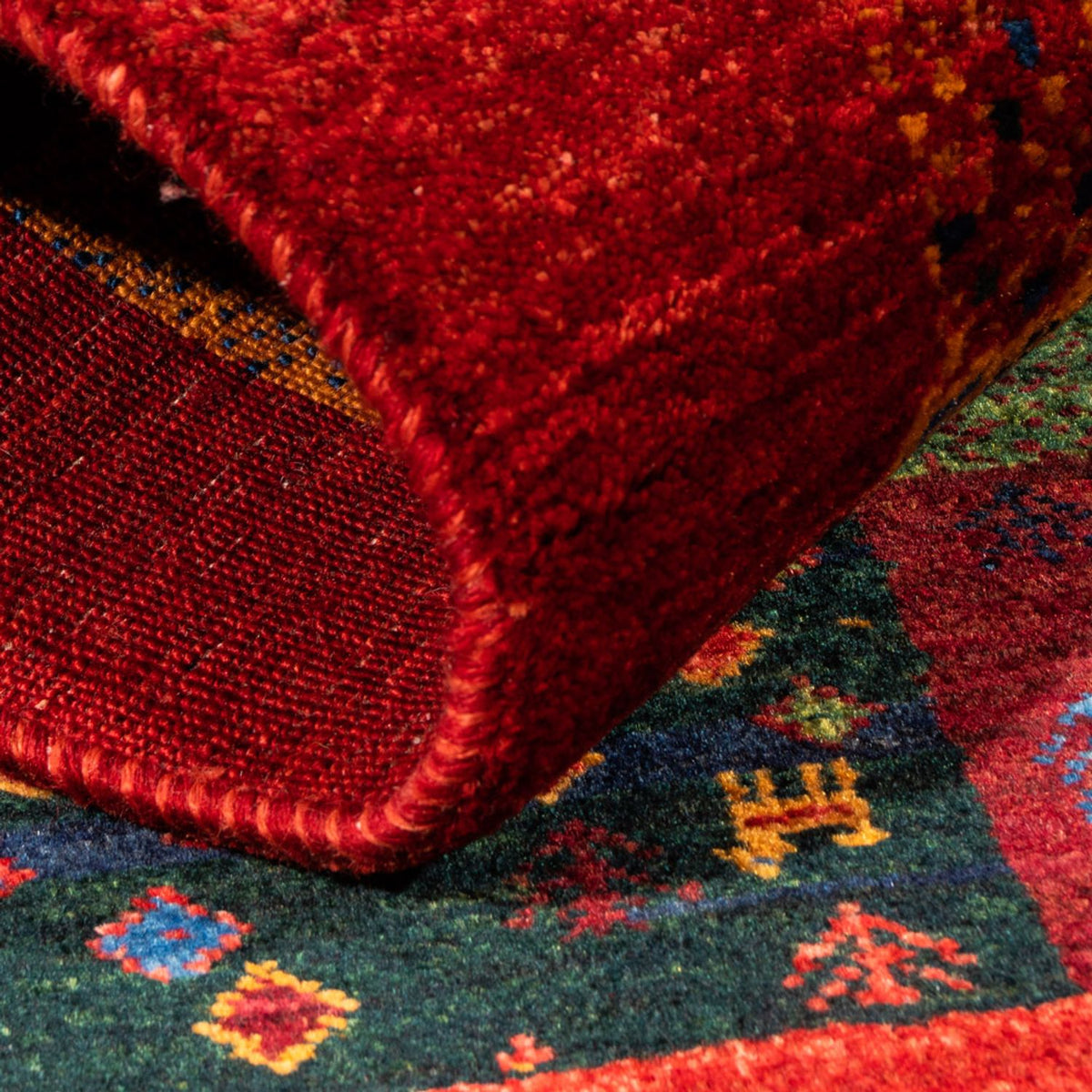 Tappeto Gabbeh - Loribaft Persero - Reale - 132 x 82 cm - multicolore