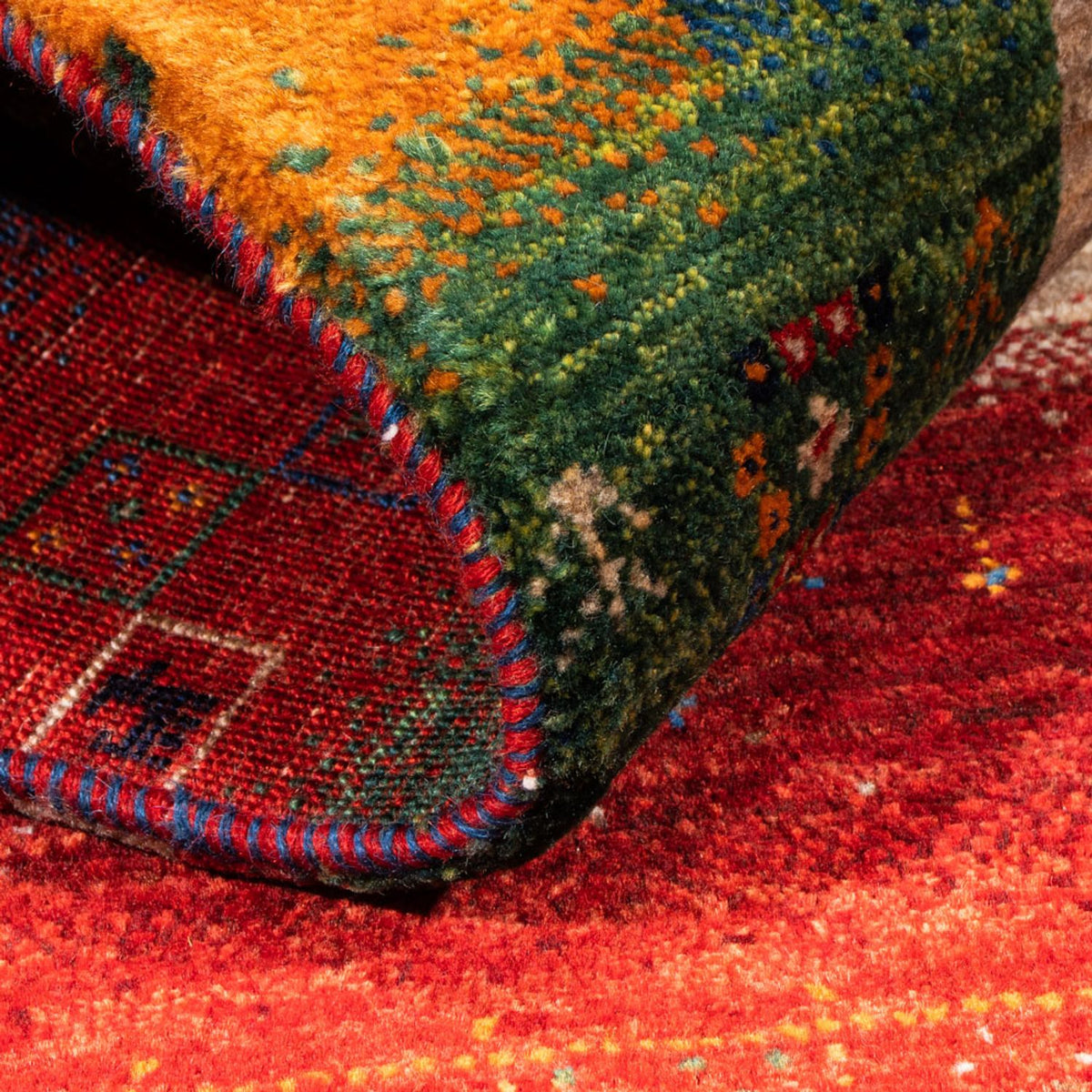 Tappeto Gabbeh - Loribaft Persero - Reale - 136 x 85 cm - multicolore