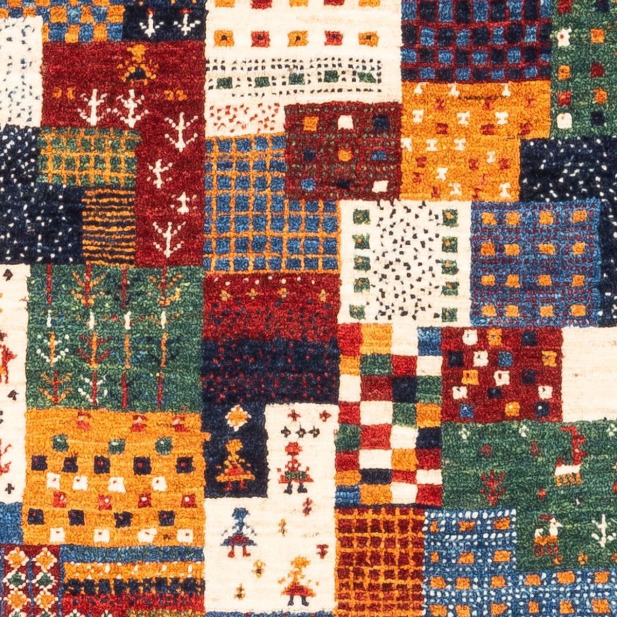 Tappeto Gabbeh - Loribaft Persero - Reale - 119 x 79 cm - multicolore