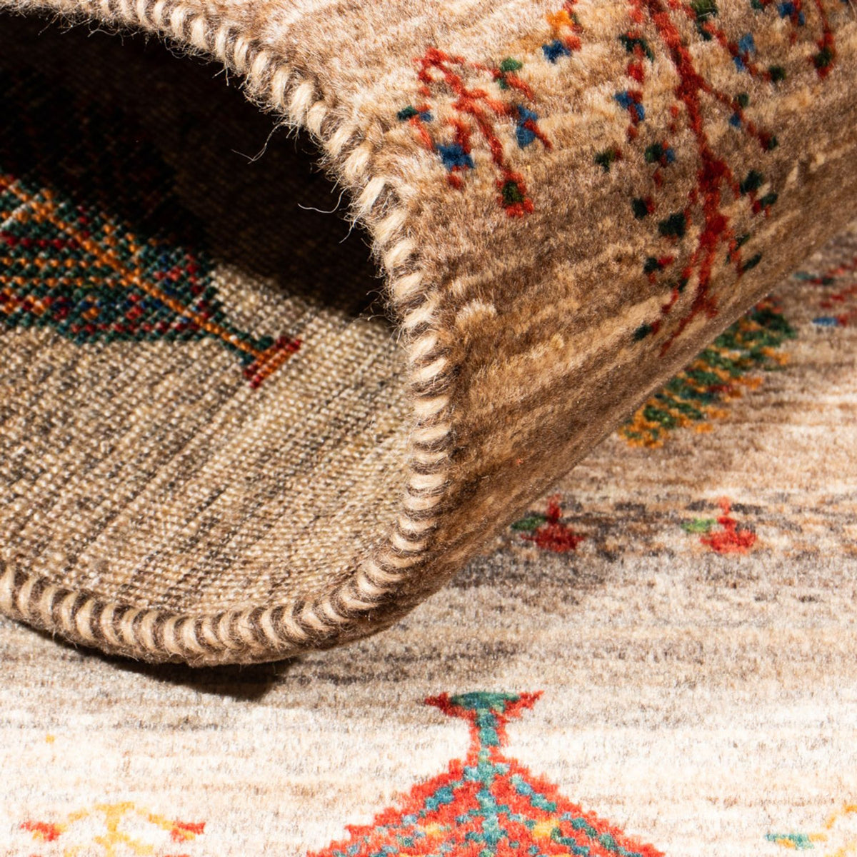 Tappeto Gabbeh - Loribaft Persero - Reale - 130 x 84 cm - multicolore