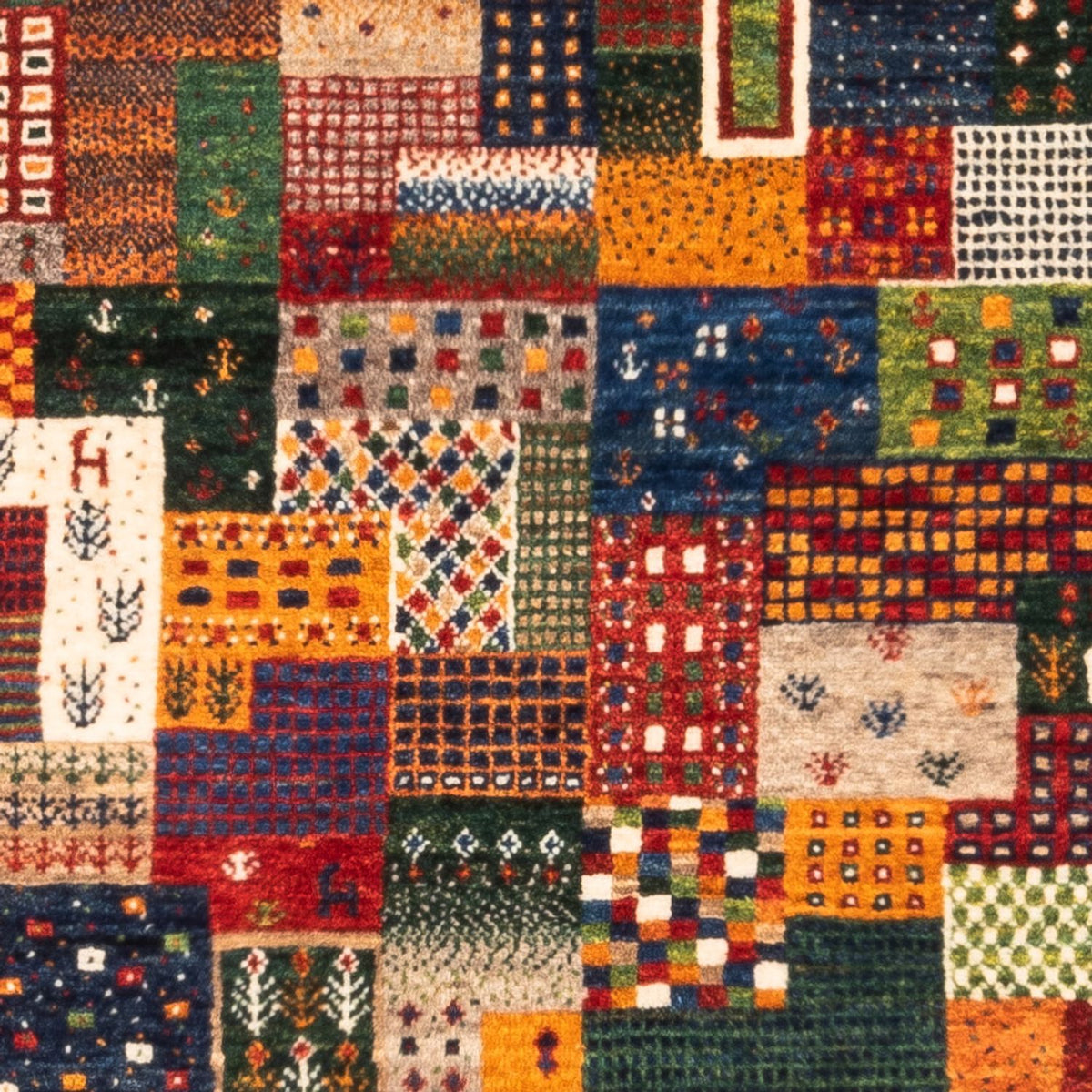 Tappeto Gabbeh - Loribaft Persero - Reale - 130 x 86 cm - multicolore