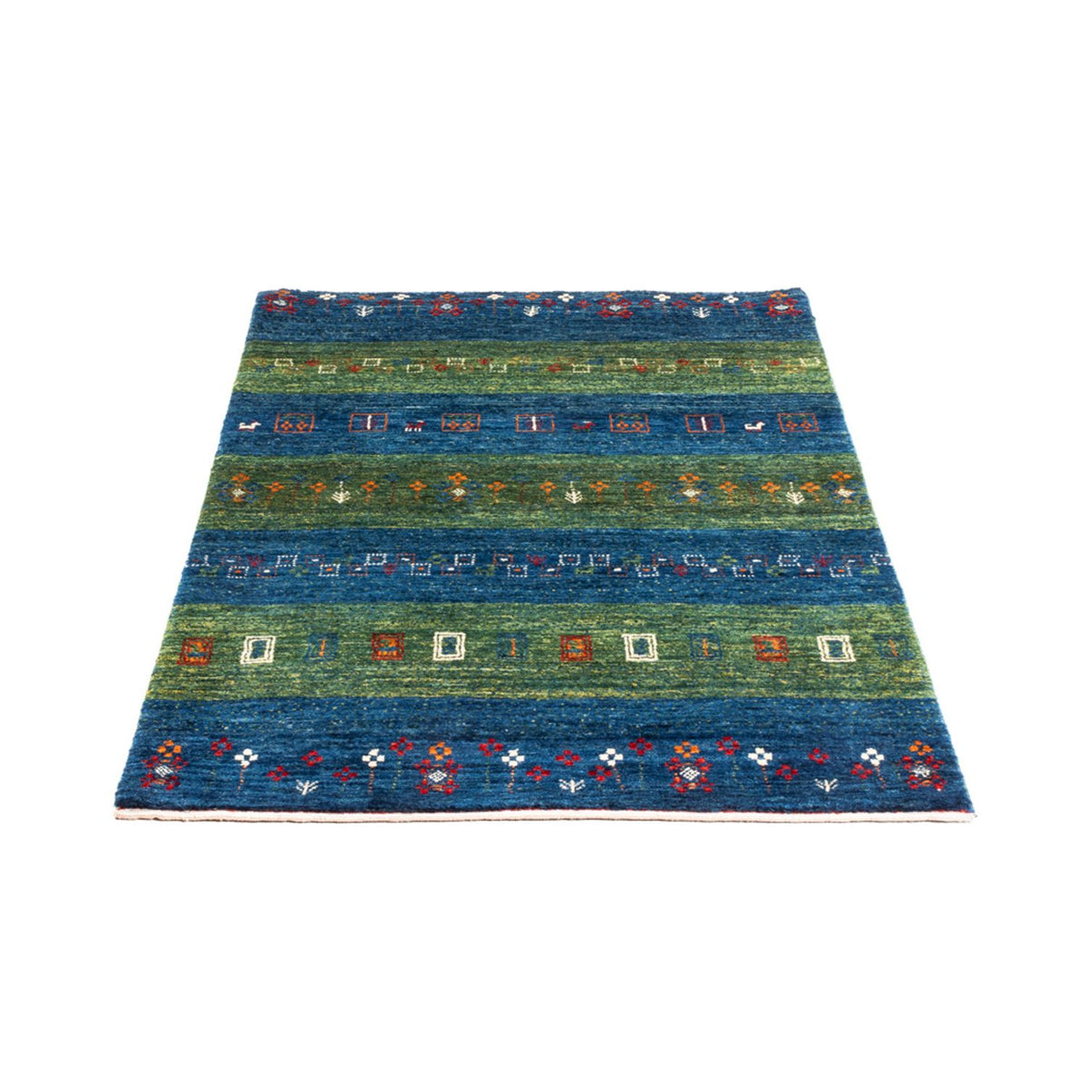 Tappeto Gabbeh - Loribaft Persero - Reale - 130 x 85 cm - blu