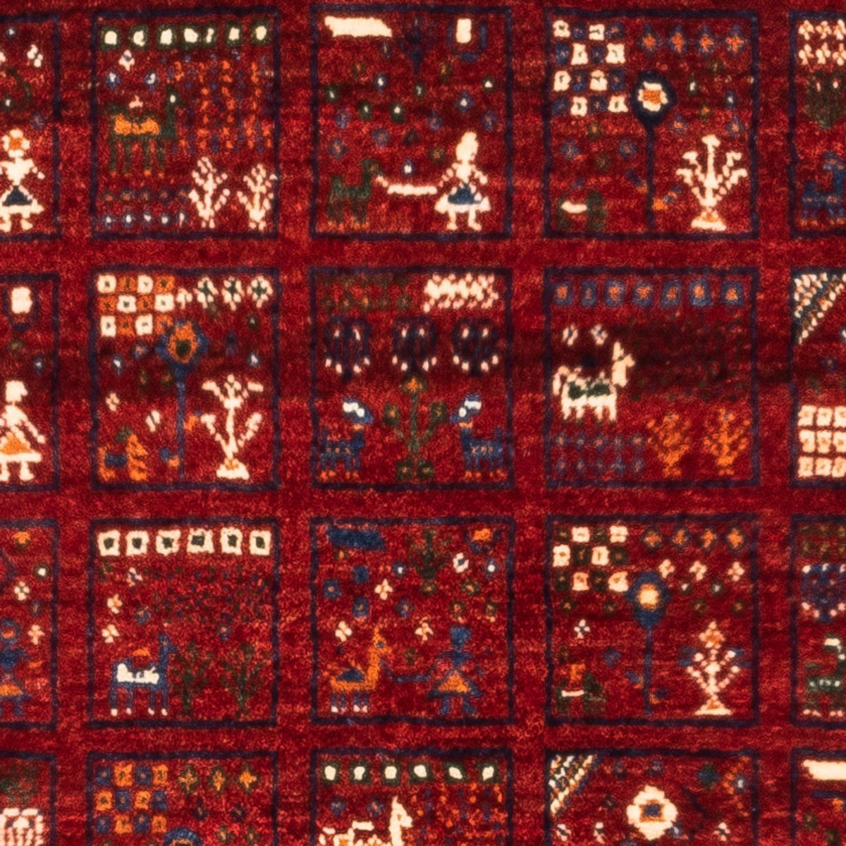 Tappeto Gabbeh - Loribaft Persero - Reale - 133 x 83 cm - multicolore