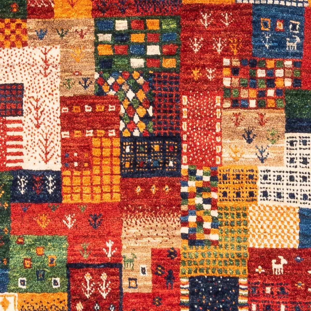 Tappeto Gabbeh - Loribaft Persero - Reale - 123 x 87 cm - multicolore