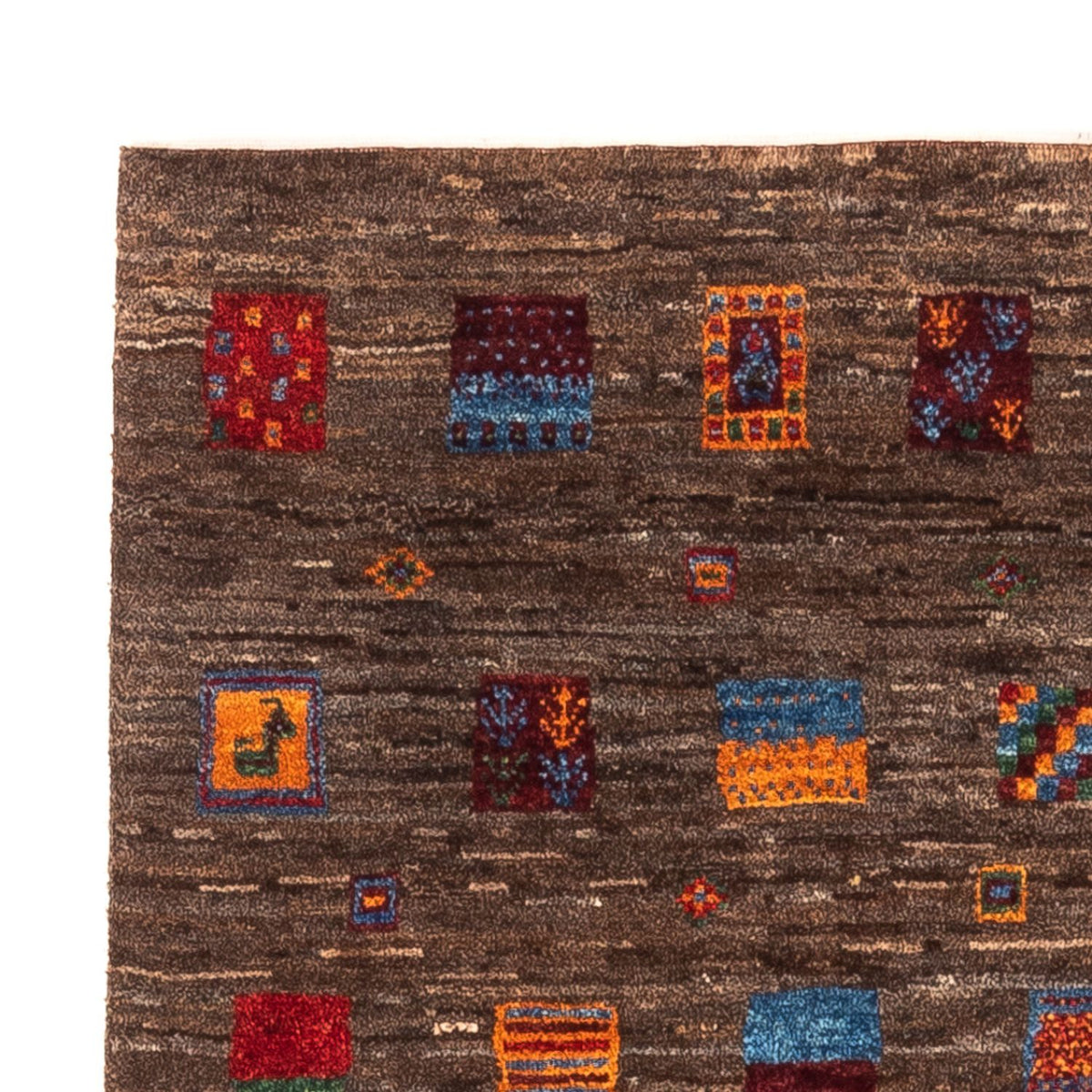 Tappeto Gabbeh - Loribaft Persero - Reale - 119 x 82 cm - grigio