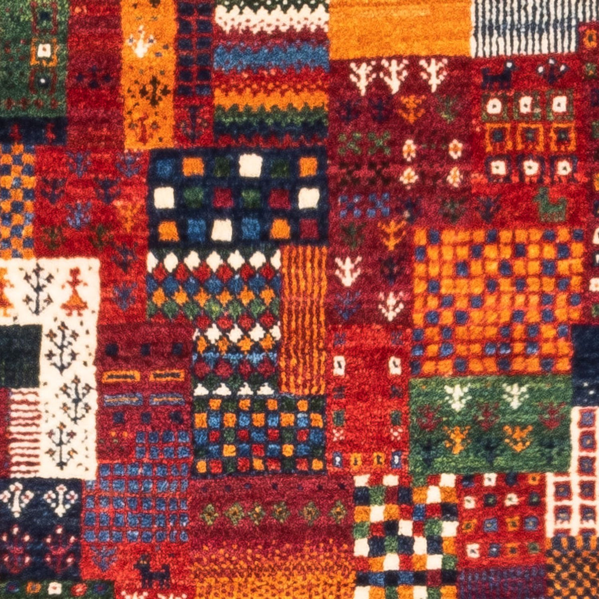 Tappeto Gabbeh - Loribaft Persero - Reale - 130 x 83 cm - multicolore