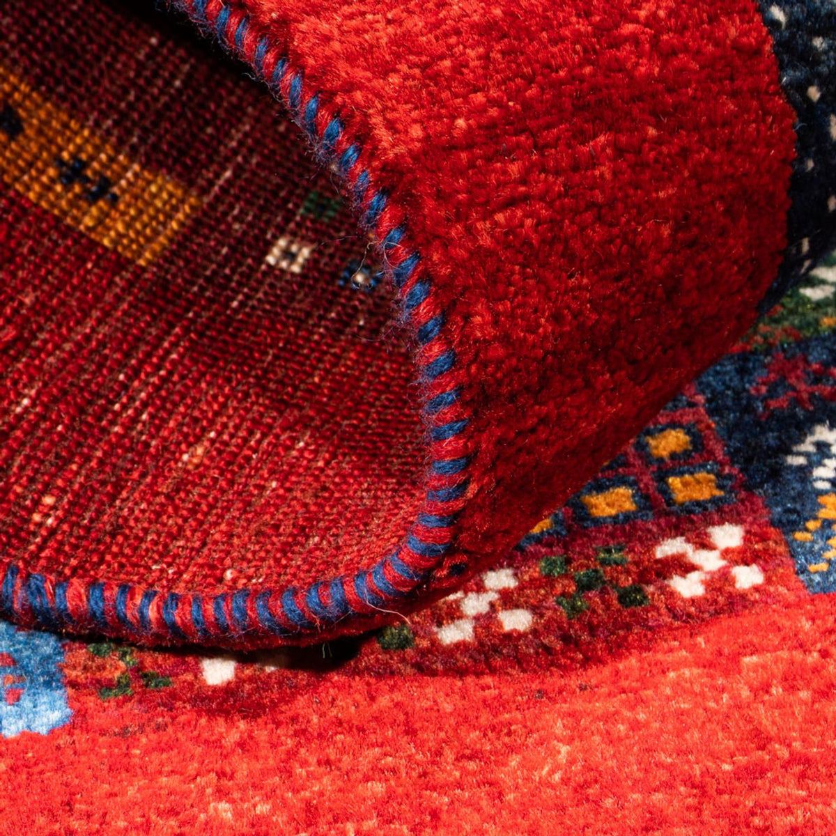 Tappeto Gabbeh - Loribaft Persero - Reale - 130 x 83 cm - multicolore