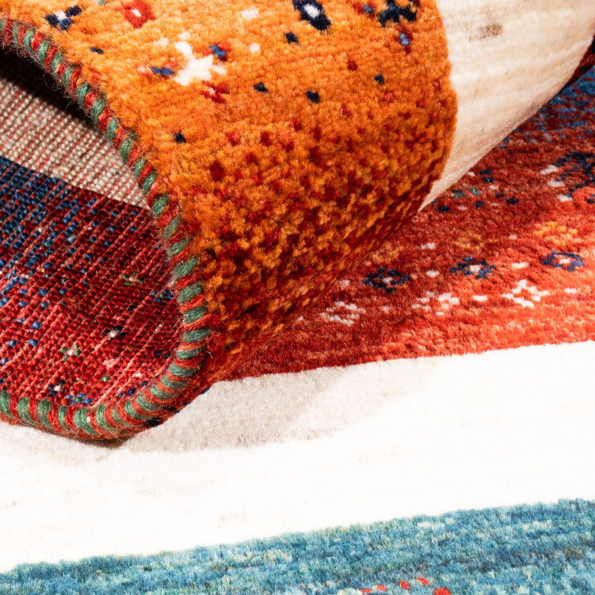 Tappeto Gabbeh - Loribaft Persero - Reale - 140 x 84 cm - multicolore