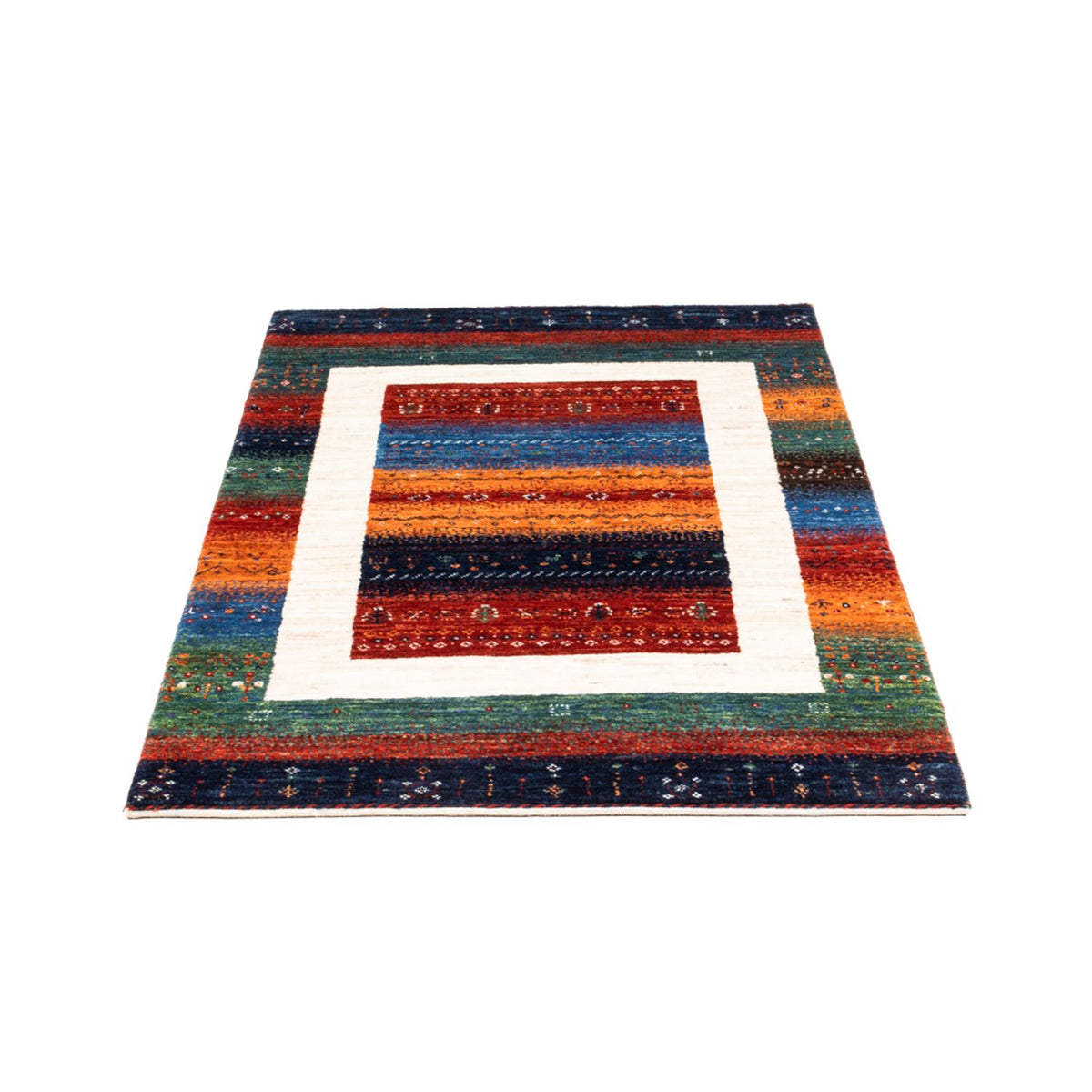 Tappeto Gabbeh - Loribaft Persero - Reale - 140 x 84 cm - multicolore