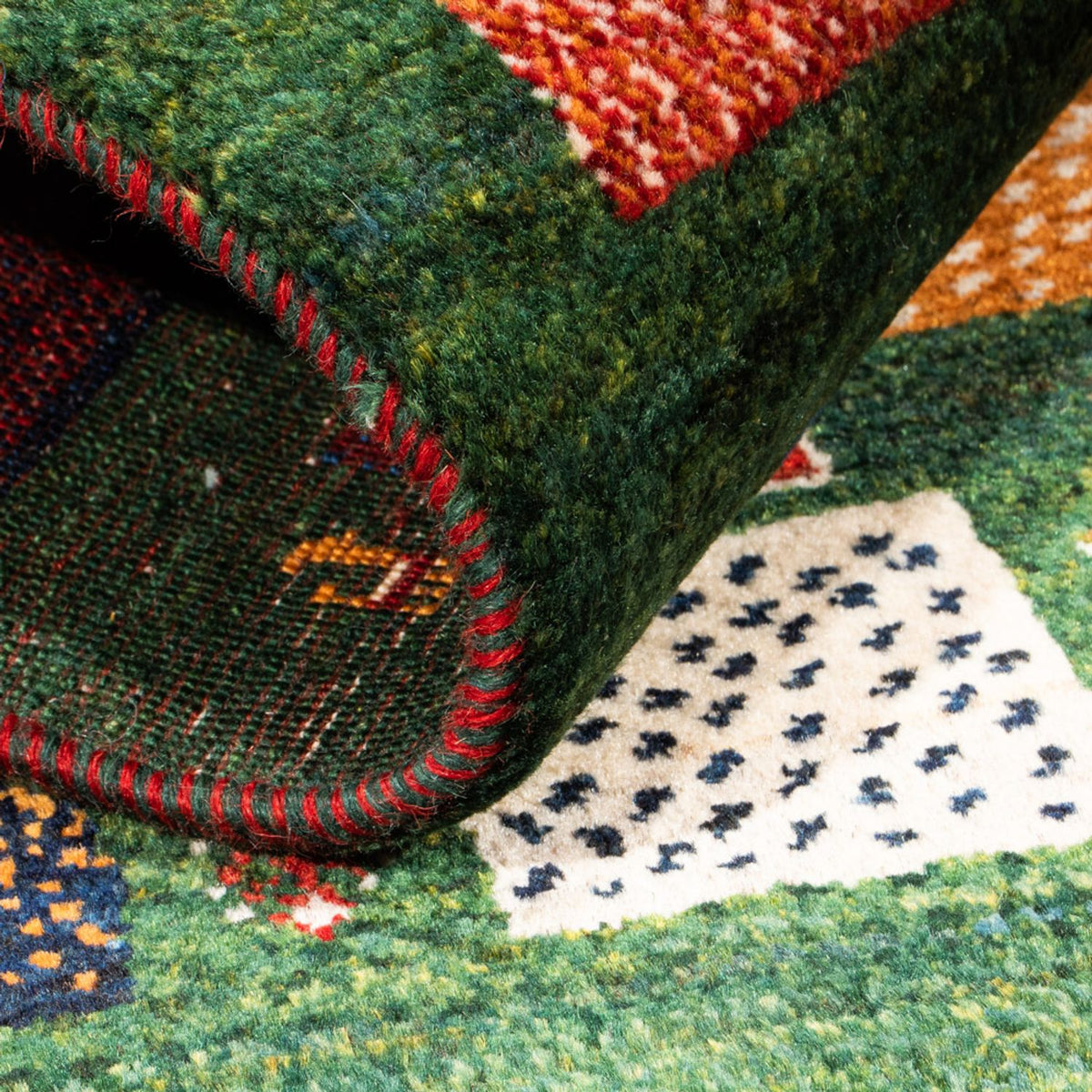 Tappeto Gabbeh - Loribaft Persero - Reale - 117 x 83 cm - multicolore