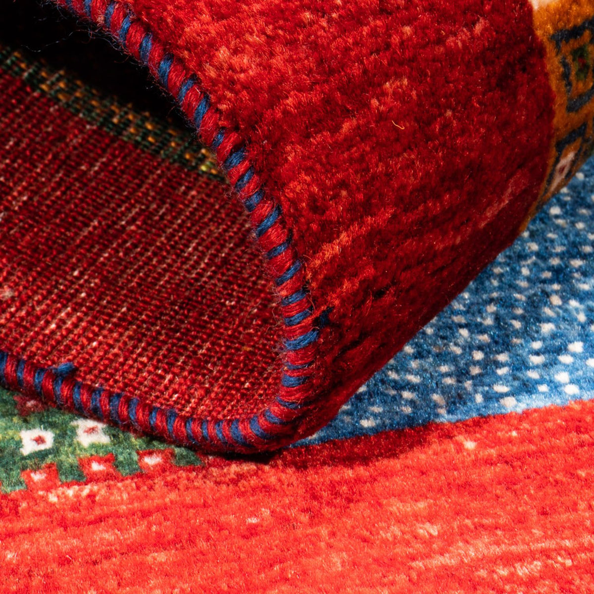 Tappeto Gabbeh - Loribaft Persero - Reale - 126 x 86 cm - multicolore