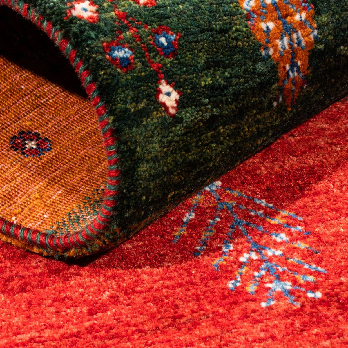 Tappeto Gabbeh - Loribaft Persero - Reale - 136 x 84 cm - multicolore