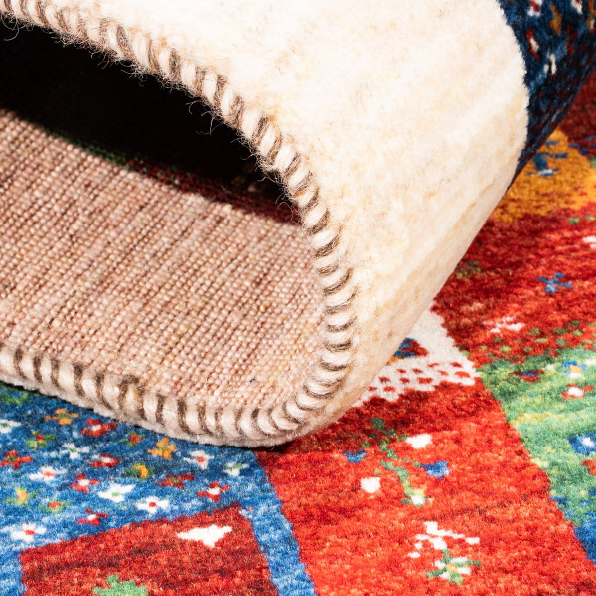 Tappeto Gabbeh - Loribaft Persero - Reale - 125 x 83 cm - multicolore