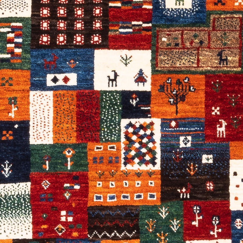 Tappeto Gabbeh - Loribaft Persero - Reale - 130 x 92 cm - multicolore