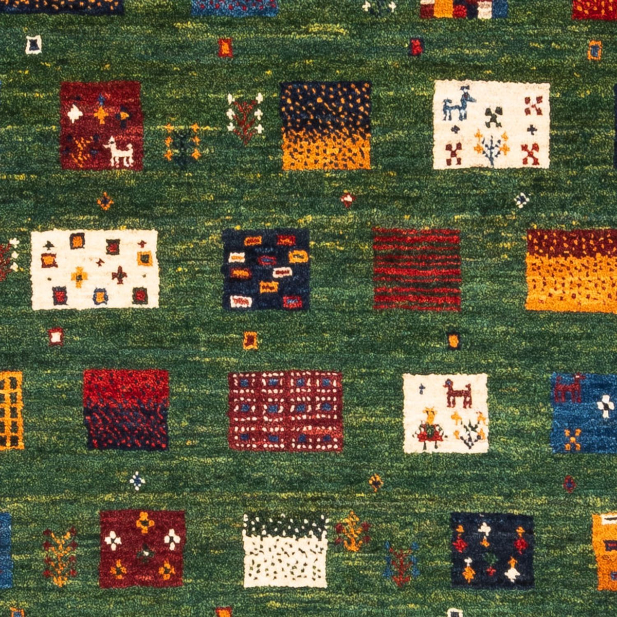 Tappeto Gabbeh - Loribaft Persero - Reale - 129 x 88 cm - multicolore