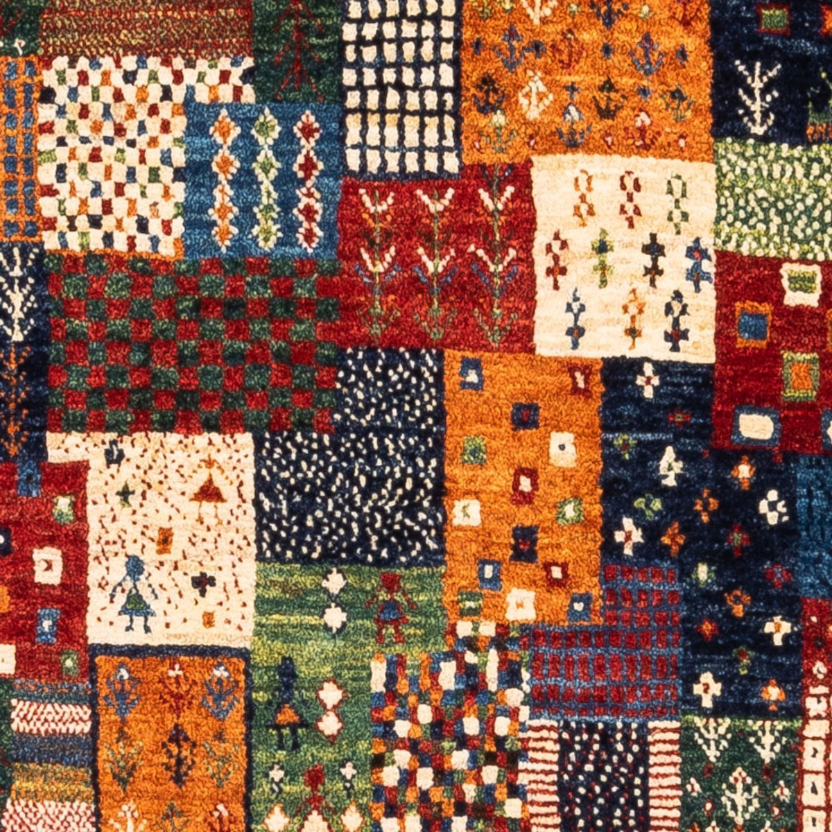 Tappeto Gabbeh - Loribaft Persero - Reale - 128 x 86 cm - multicolore