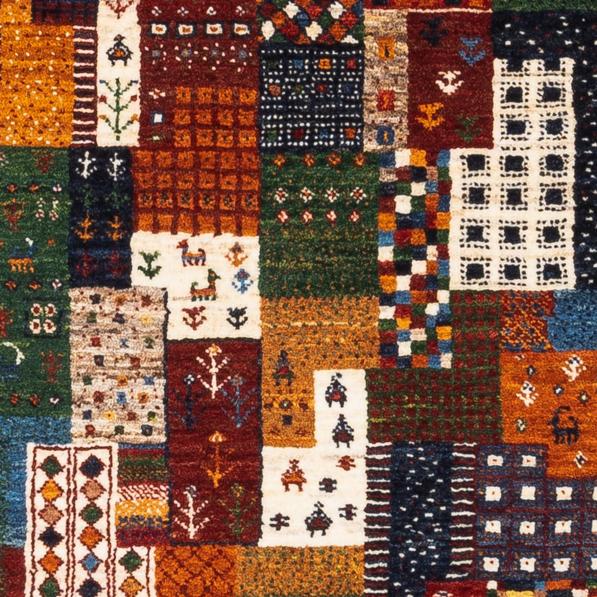 Tappeto Gabbeh - Loribaft Persero - Reale - 125 x 82 cm - multicolore