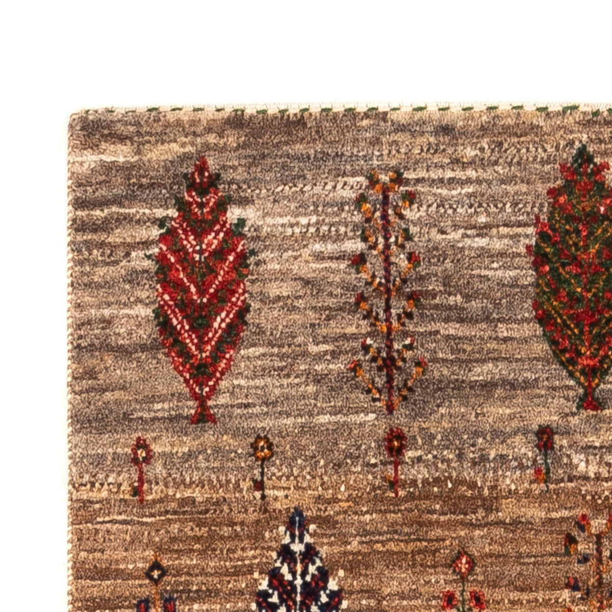 Tappeto Gabbeh - Loribaft Persero - Reale - 133 x 83 cm - grigio