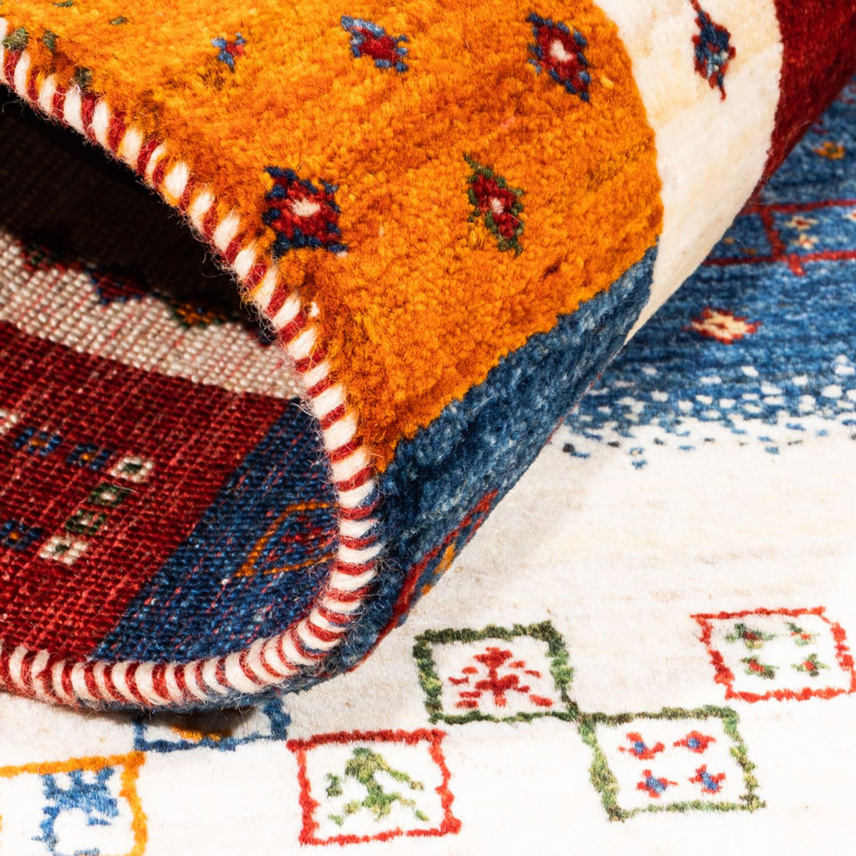 Tappeto Gabbeh - Loribaft Persero - Reale - 122 x 82 cm - multicolore