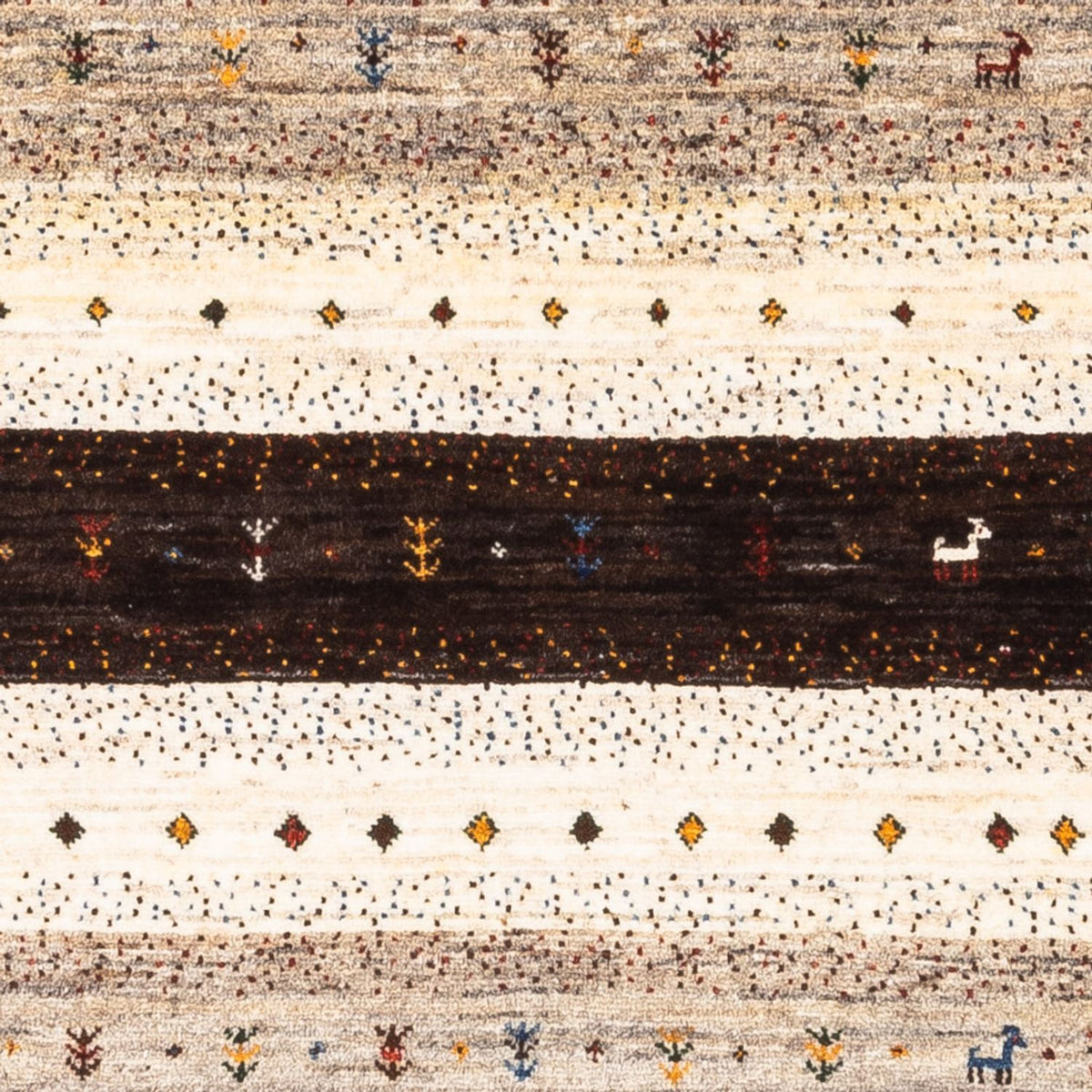 Tappeto Gabbeh - Loribaft Persero - Reale - 121 x 84 cm - multicolore