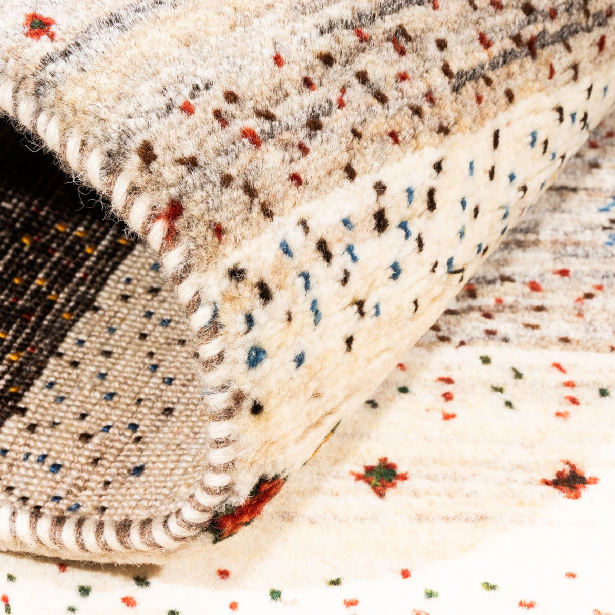 Tappeto Gabbeh - Loribaft Persero - Reale - 121 x 84 cm - multicolore